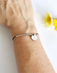 Custom Morse Code and Charm Bracelet - you choose your word and charm