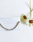 Morse Code Bracelet - loved so much