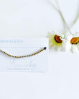Morse code beaded bracelet - unbreakable