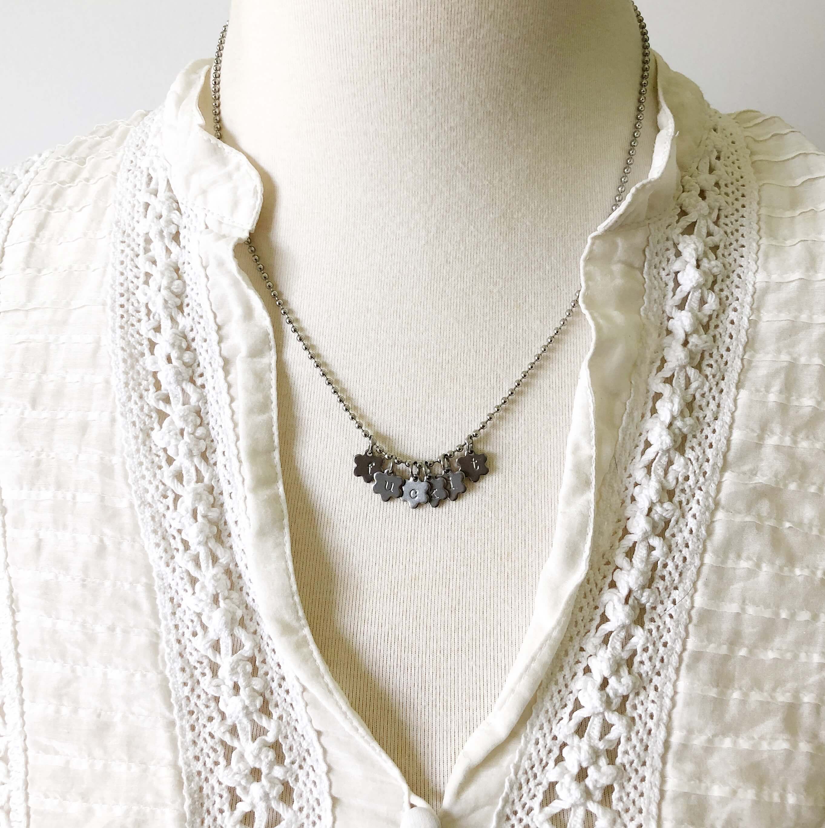 Fuck It Charm Necklace