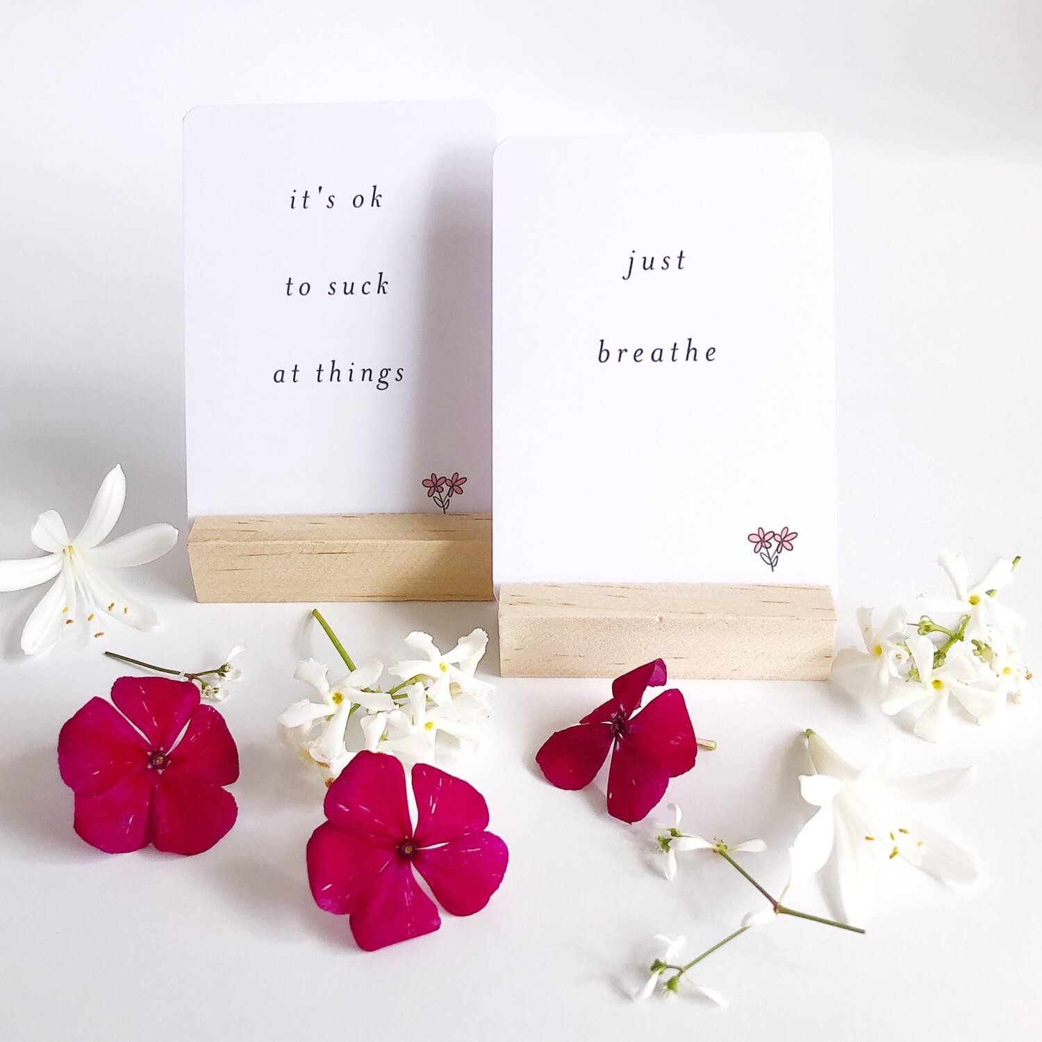 Memory Makers Sweary Self-Love Edition it&#39;s ok to suck at things and just breathe cards