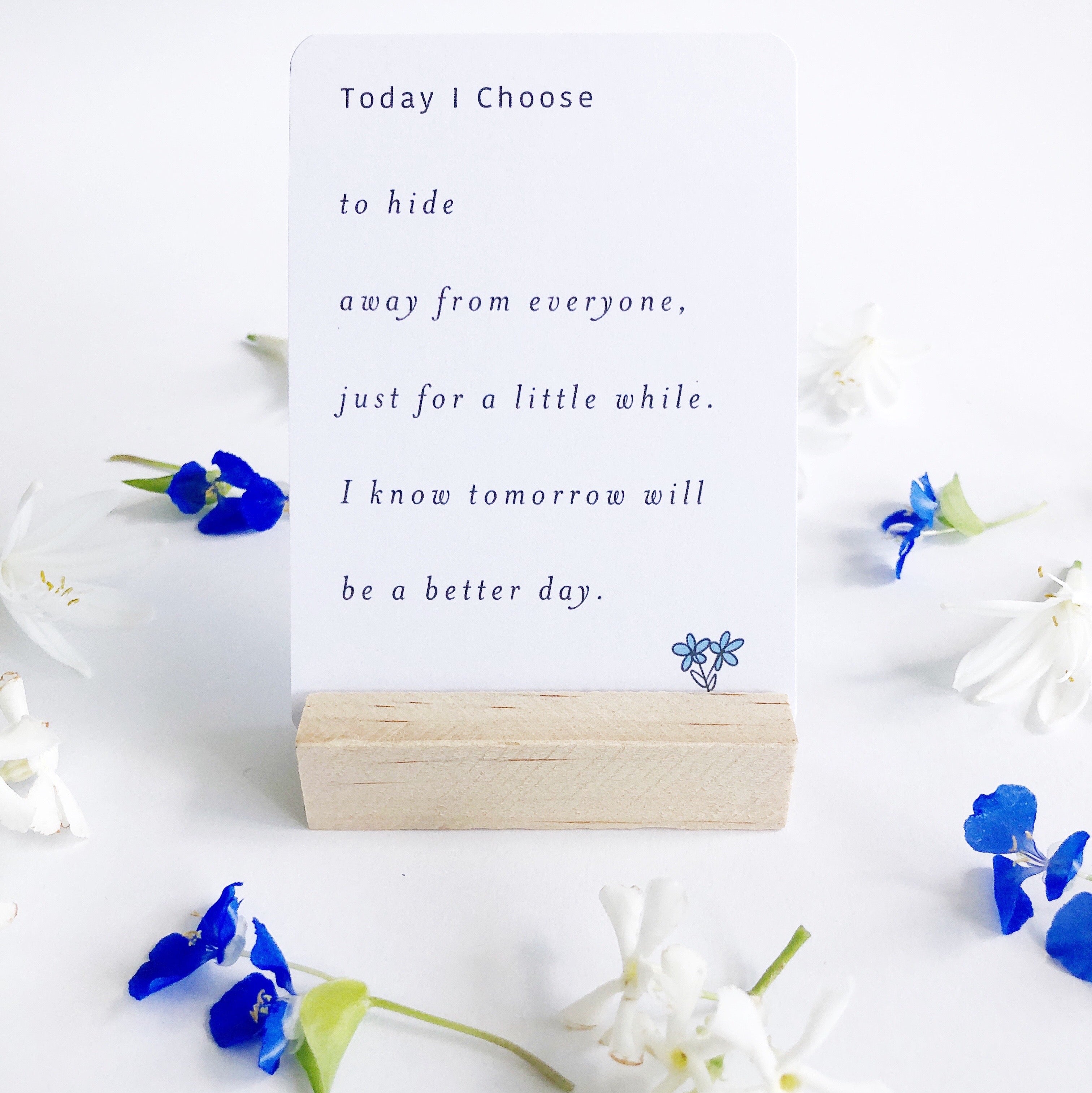 Memory Makers Today I Choose Edition Hide Away from Everyone Card
