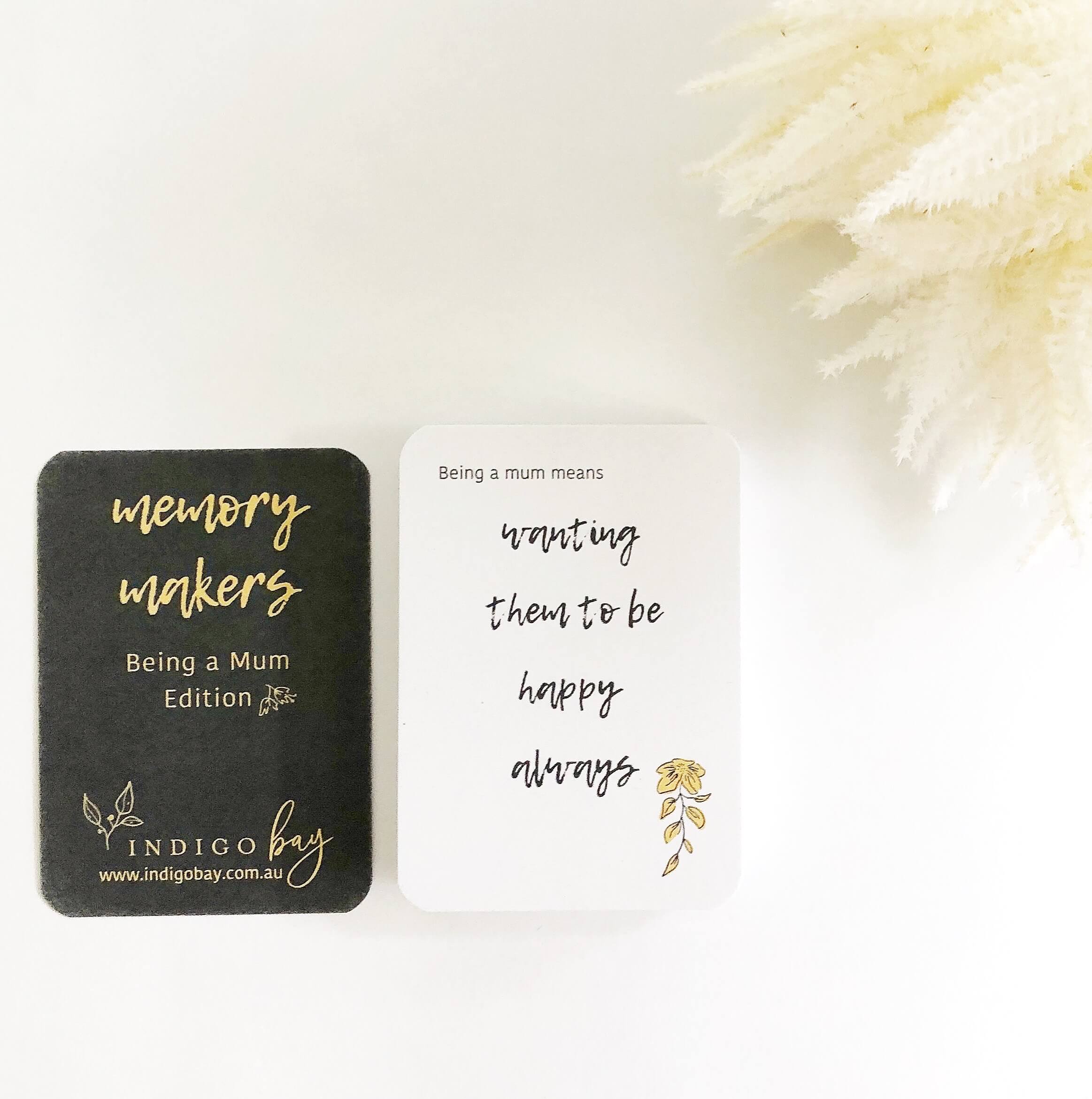 Memory Makers Being a Mum Edition - Wanting them to be happy always card | Indigo Bay