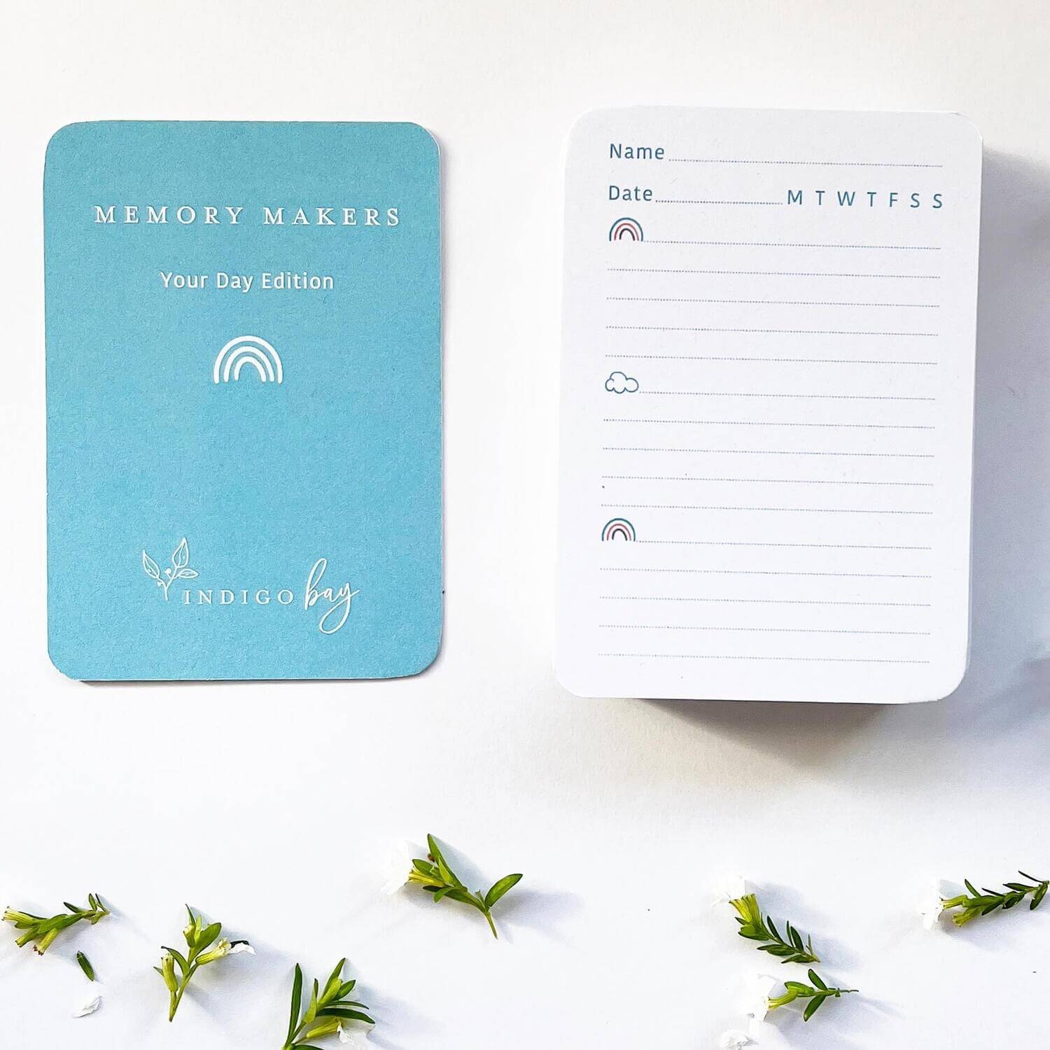 Memory Makers Your Day Edition title card and sample card | Journal cards to encourage connection