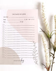 100 Days of Lists Notepad