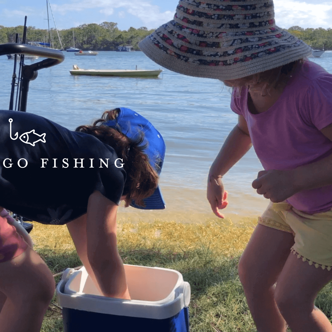 Girls fishing family activity | Memory Makers Family Edition